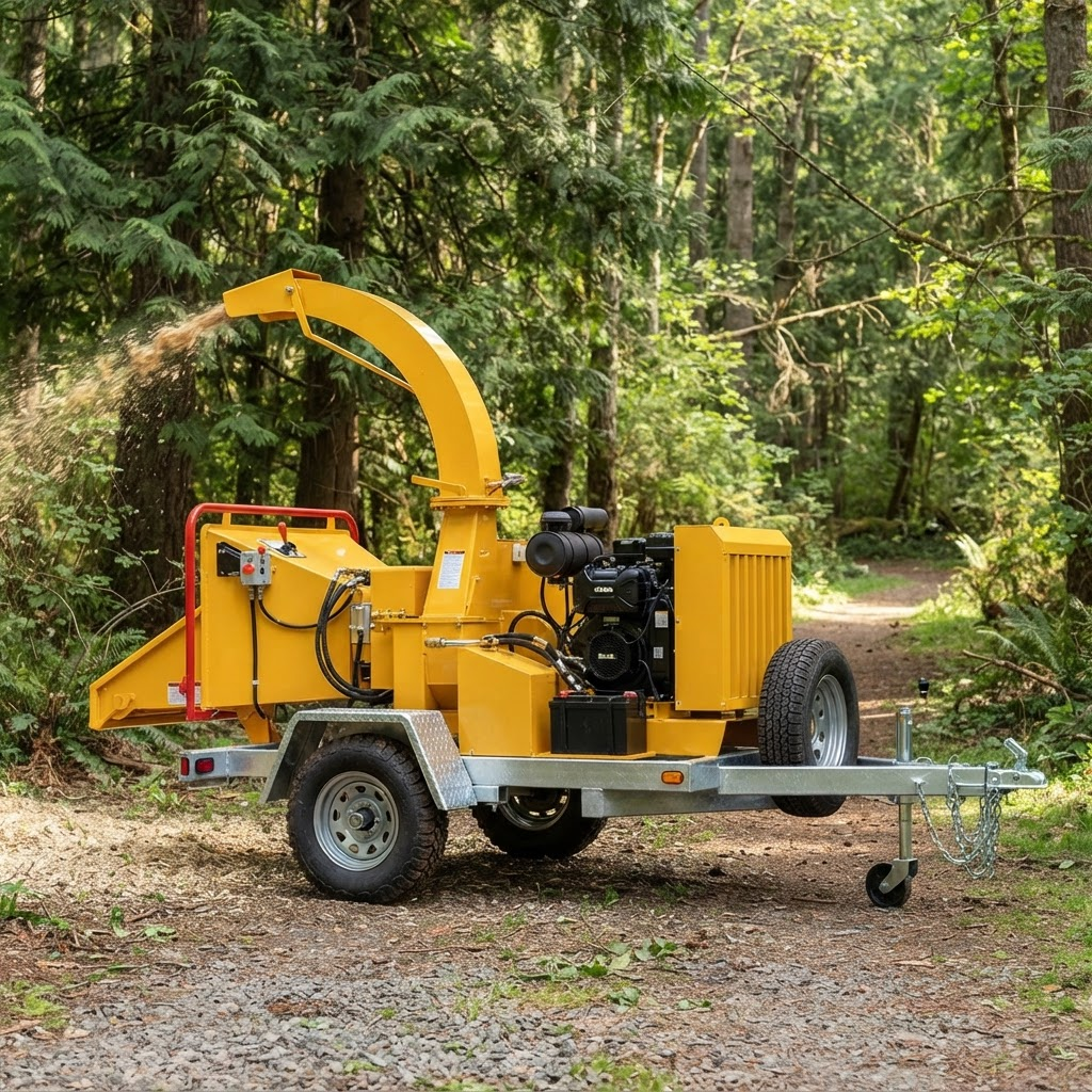 Towable Wood Chipper